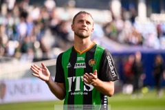 20240922 GAIS Gustav Lundgren under fotbollsmatchen i Allsvenskan mellan GAIS och Djurgårdens IF den 22 september 2024 på Gamla Ullevi i Göteborg.