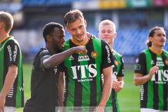 20240922 GAIS Alexander Ahl Holmström och Richard Friday under fotbollsmatchen i Allsvenskan mellan GAIS och Djurgårdens IF den 22 september 2024 på Gamla Ullevi i Göteborg.