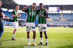 20240922 GAIS Edvin Becirovic och Chovanie Amatkarijo under fotbollsmatchen i Allsvenskan mellan GAIS och Djurgårdens IF den 22 september 2024 på Gamla Ullevi i Göteborg.