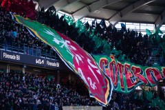 20260406 GAIS Tifo inför fotbollsmatchen i Allsvenskan GAIS och Djurgårdens IF den 6 april 2026 på Gamla Ullevi i Göteborg. 
Foto: Filip Kauffeldt