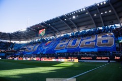 20260406 Djurgården IFs Tifo inför fotbollsmatchen i Allsvenskan GAIS och Djurgårdens IF den 6 april 2026 på Gamla Ullevi i Göteborg. 
Foto: Filip Kauffeldt