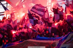 20260406 Djurgården IFs Tifo inför fotbollsmatchen i Allsvenskan GAIS och Djurgårdens IF den 6 april 2026 på Gamla Ullevi i Göteborg. 
Foto: Filip Kauffeldt