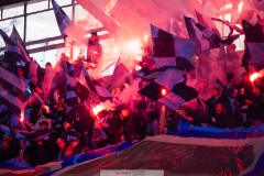 20260406 Djurgården IFs Tifo inför fotbollsmatchen i Allsvenskan GAIS och Djurgårdens IF den 6 april 2026 på Gamla Ullevi i Göteborg. 
Foto: Filip Kauffeldt