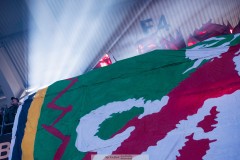 20260406 GAIS Tifo inför fotbollsmatchen i Allsvenskan GAIS och Djurgårdens IF den 6 april 2026 på Gamla Ullevi i Göteborg. 
Foto: Filip Kauffeldt