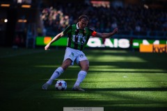 20260406 GAIS August Wängberg under fotbollsmatchen i Allsvenskan GAIS och Djurgårdens IF den 6 april 2026 på Gamla Ullevi i Göteborg. 
Foto: Filip Kauffeldt