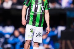 20260406 GAIS Matteo de Brienne under fotbollsmatchen i Allsvenskan GAIS och Djurgårdens IF den 6 april 2026 på Gamla Ullevi i Göteborg. 
Foto: Filip Kauffeldt