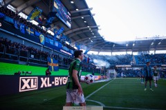 20260406 GAIS Matteo de Brienne under fotbollsmatchen i Allsvenskan GAIS och Djurgårdens IF den 6 april 2026 på Gamla Ullevi i Göteborg. 
Foto: Filip Kauffeldt