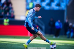 20260406 Djurgården IFs Patric Åslund gör 0-1 under fotbollsmatchen i Allsvenskan GAIS och Djurgårdens IF den 6 april 2026 på Gamla Ullevi i Göteborg. 
Foto: Filip Kauffeldt