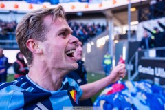 20260406 Djurgården IFs Hampus Finndell jublar efter att Patric Åslund gjort 0-1 under fotbollsmatchen i Allsvenskan GAIS och Djurgårdens IF den 6 april 2026 på Gamla Ullevi i Göteborg. 
Foto: Filip Kauffeldt