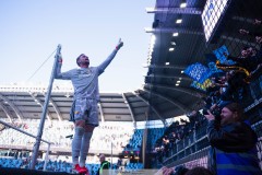 20260406 Djurgården IFs Jacob Rinne efter fotbollsmatchen i Allsvenskan GAIS och Djurgårdens IF den 6 april 2026 på Gamla Ullevi i Göteborg. 
Foto: Filip Kauffeldt