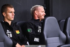 20240818 GAIS Jonas Lindberg under fotbollsmatchen i Allsvenskan mellan GAIS och Halmstads BK den 18 augusti 2024 på Gamla Ullevi i Göteborg.