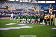 20240818 GAIS under fotbollsmatchen i Allsvenskan mellan GAIS och Halmstads BK den 18 augusti 2024 på Gamla Ullevi i Göteborg.