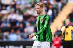 20240818 GAIS Filip Beckman under fotbollsmatchen i Allsvenskan mellan GAIS och Halmstads BK den 18 augusti 2024 på Gamla Ullevi i Göteborg.