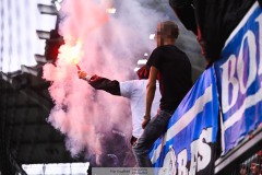 20240818 Publik under fotbollsmatchen i Allsvenskan mellan GAIS och Halmstads BK den 18 augusti 2024 på Gamla Ullevi i Göteborg.