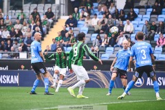 20240818 GAIS Mervan Celik under fotbollsmatchen i Allsvenskan mellan GAIS och Halmstads BK den 18 augusti 2024 på Gamla Ullevi i Göteborg.