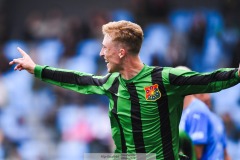 20240818 GAIS Filip Beckman under fotbollsmatchen i Allsvenskan mellan GAIS och Halmstads BK den 18 augusti 2024 på Gamla Ullevi i Göteborg.