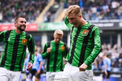 20240818 GAIS Filip Beckman under fotbollsmatchen i Allsvenskan mellan GAIS och Halmstads BK den 18 augusti 2024 på Gamla Ullevi i Göteborg.