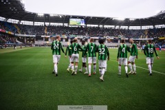 20240818 GAIS under fotbollsmatchen i Allsvenskan mellan GAIS och Halmstads BK den 18 augusti 2024 på Gamla Ullevi i Göteborg.