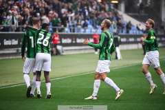 20240818 GAIS Alexander Ahl Holmström under fotbollsmatchen i Allsvenskan mellan GAIS och Halmstads BK den 18 augusti 2024 på Gamla Ullevi i Göteborg.