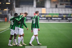 20240818 GAIS Alexander Ahl Holmström under fotbollsmatchen i Allsvenskan mellan GAIS och Halmstads BK den 18 augusti 2024 på Gamla Ullevi i Göteborg.