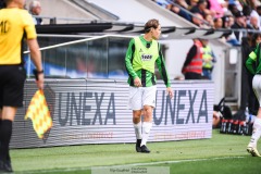 20240818 GAIS Axel Henriksson under fotbollsmatchen i Allsvenskan mellan GAIS och Halmstads BK den 18 augusti 2024 på Gamla Ullevi i Göteborg.