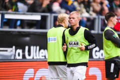 20240818 GAIS Filip Gustafsson under fotbollsmatchen i Allsvenskan mellan GAIS och Halmstads BK den 18 augusti 2024 på Gamla Ullevi i Göteborg.