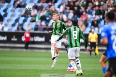 20240818 GAIS Joackim Åberg under fotbollsmatchen i Allsvenskan mellan GAIS och Halmstads BK den 18 augusti 2024 på Gamla Ullevi i Göteborg.