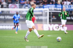 20240818 GAIS Gustav Lundgren under fotbollsmatchen i Allsvenskan mellan GAIS och Halmstads BK den 18 augusti 2024 på Gamla Ullevi i Göteborg.