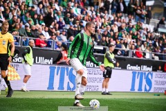 20240818 GAIS Alexander Ahl Holmström under fotbollsmatchen i Allsvenskan mellan GAIS och Halmstads BK den 18 augusti 2024 på Gamla Ullevi i Göteborg.