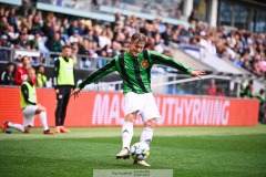 20240818 GAIS Alexander Ahl Holmström under fotbollsmatchen i Allsvenskan mellan GAIS och Halmstads BK den 18 augusti 2024 på Gamla Ullevi i Göteborg.