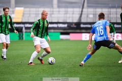 20240818 GAIS Filip Gustafsson under fotbollsmatchen i Allsvenskan mellan GAIS och Halmstads BK den 18 augusti 2024 på Gamla Ullevi i Göteborg.