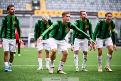 20240818 GAIS Alexander Ahl Holmström under fotbollsmatchen i Allsvenskan mellan GAIS och Halmstads BK den 18 augusti 2024 på Gamla Ullevi i Göteborg.