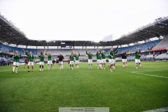 20240818 GAIS under fotbollsmatchen i Allsvenskan mellan GAIS och Halmstads BK den 18 augusti 2024 på Gamla Ullevi i Göteborg.