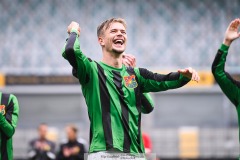 20240818 GAIS Alexander Ahl Holmström under fotbollsmatchen i Allsvenskan mellan GAIS och Halmstads BK den 18 augusti 2024 på Gamla Ullevi i Göteborg.