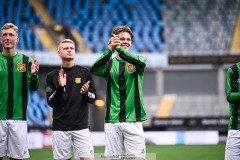 20240818 GAIS Axel Henriksson under fotbollsmatchen i Allsvenskan mellan GAIS och Halmstads BK den 18 augusti 2024 på Gamla Ullevi i Göteborg.