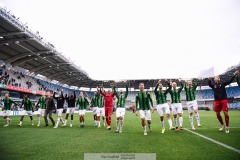 20240818 GAIS under fotbollsmatchen i Allsvenskan mellan GAIS och Halmstads BK den 18 augusti 2024 på Gamla Ullevi i Göteborg.