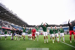 20240818 GAIS under fotbollsmatchen i Allsvenskan mellan GAIS och Halmstads BK den 18 augusti 2024 på Gamla Ullevi i Göteborg.