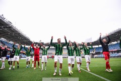 20240818 GAIS under fotbollsmatchen i Allsvenskan mellan GAIS och Halmstads BK den 18 augusti 2024 på Gamla Ullevi i Göteborg.