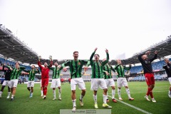 20240818 GAIS under fotbollsmatchen i Allsvenskan mellan GAIS och Halmstads BK den 18 augusti 2024 på Gamla Ullevi i Göteborg.