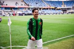 20240818 GAIS William Milovanovic under fotbollsmatchen i Allsvenskan mellan GAIS och Halmstads BK den 18 augusti 2024 på Gamla Ullevi i Göteborg.