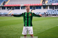 20240818 GAIS Alexander Ahl Holmström under fotbollsmatchen i Allsvenskan mellan GAIS och Halmstads BK den 18 augusti 2024 på Gamla Ullevi i Göteborg.