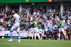 20250726 GAIS Kevin Holmén under fotbollsmatchen mellan GAIS och Halmstads BK i Allsvenskan den 16 juli 2025 på Gamla Ullevi i Göteborg.