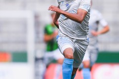 20250726 Halmstads BKs Marcus Olsson under fotbollsmatchen mellan GAIS och Halmstads BK i Allsvenskan den 16 juli 2025 på Gamla Ullevi i Göteborg.