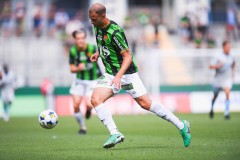 20250726 GAIS Gustav Lundgren under fotbollsmatchen mellan GAIS och Halmstads BK i Allsvenskan den 16 juli 2025 på Gamla Ullevi i Göteborg.