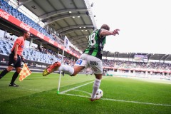 20250726 GAIS Kevin Holmén under fotbollsmatchen mellan GAIS och Halmstads BK i Allsvenskan den 16 juli 2025 på Gamla Ullevi i Göteborg.