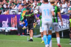 20250726 GAIS Huvudtränare Fredrik Holmberg under fotbollsmatchen mellan GAIS och Halmstads BK i Allsvenskan den 16 juli 2025 på Gamla Ullevi i Göteborg.