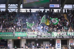 20250726 Publik under fotbollsmatchen mellan GAIS och Halmstads BK i Allsvenskan den 16 juli 2025 på Gamla Ullevi i Göteborg.