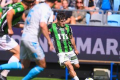 20250726 GAIS Matteo de Brienne under fotbollsmatchen mellan GAIS och Halmstads BK i Allsvenskan den 16 juli 2025 på Gamla Ullevi i Göteborg.