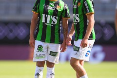 20250726 GAIS Kevin Holmén och Rasmus Niklasson Petrovic under fotbollsmatchen mellan GAIS och Halmstads BK i Allsvenskan den 16 juli 2025 på Gamla Ullevi i Göteborg.