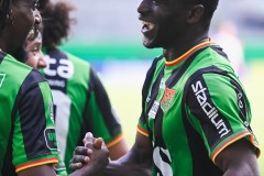 20250726 GAIS Ibrahim Diabate under fotbollsmatchen mellan GAIS och Halmstads BK i Allsvenskan den 16 juli 2025 på Gamla Ullevi i Göteborg.